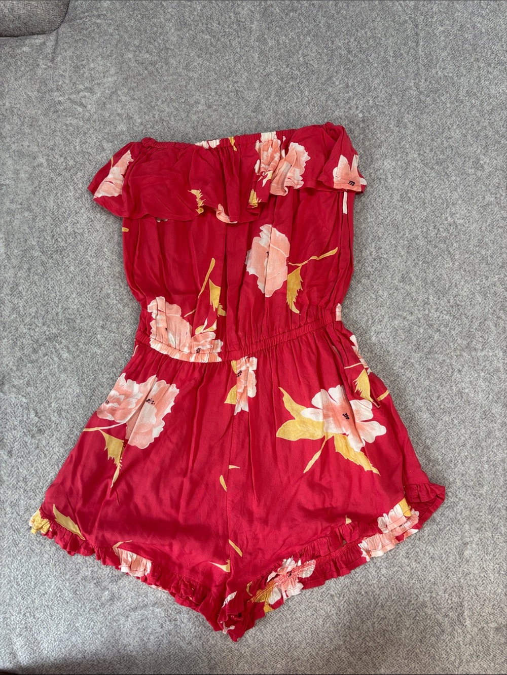 Tropical Print Romper